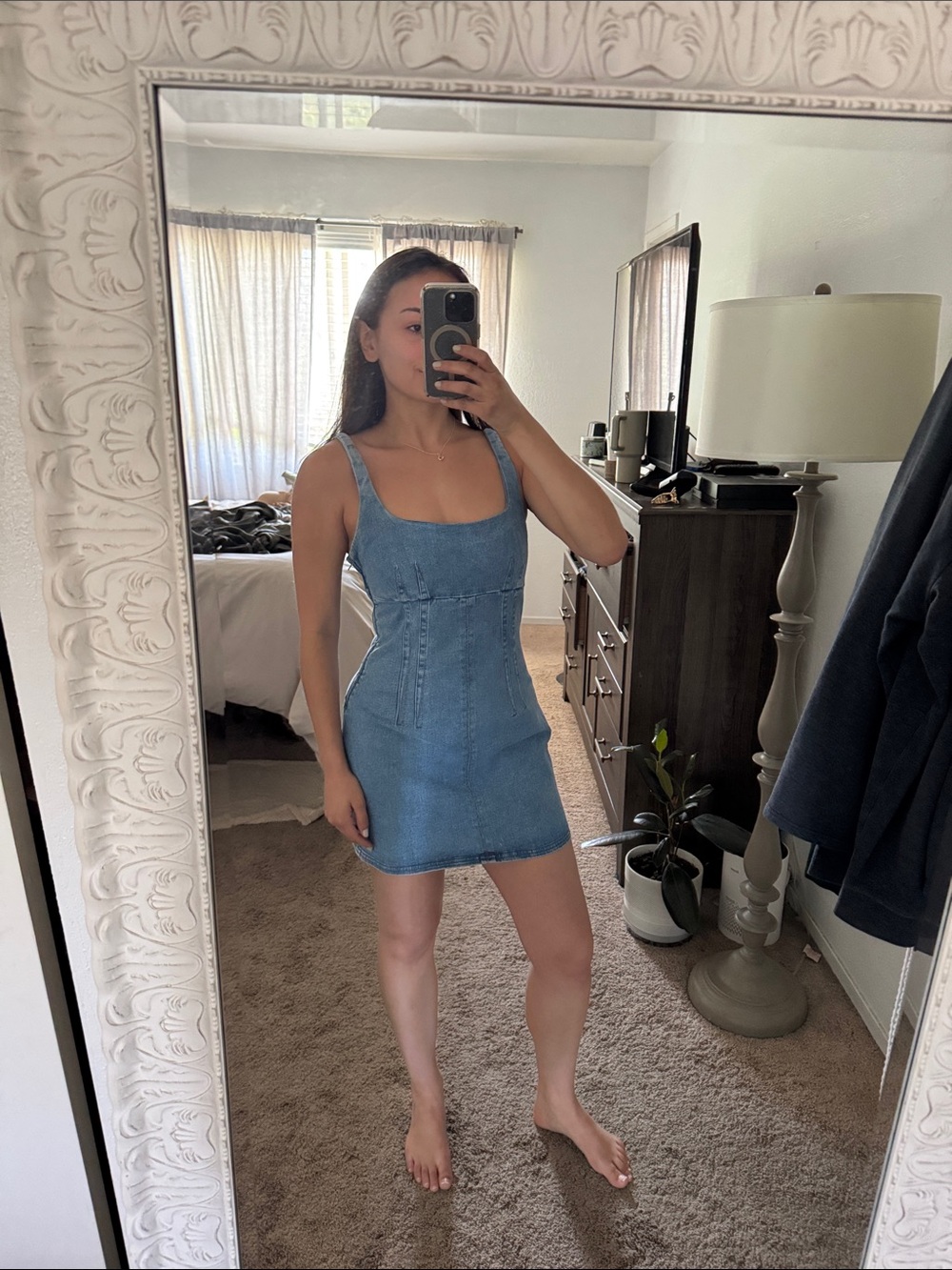 BDG Blue Denim Dress